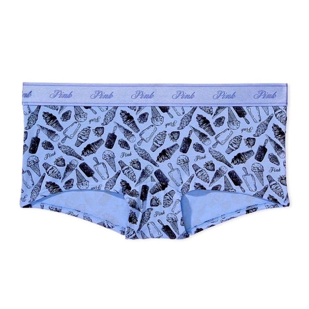 Women’s Logo Cotton Boy short Panties by PINK